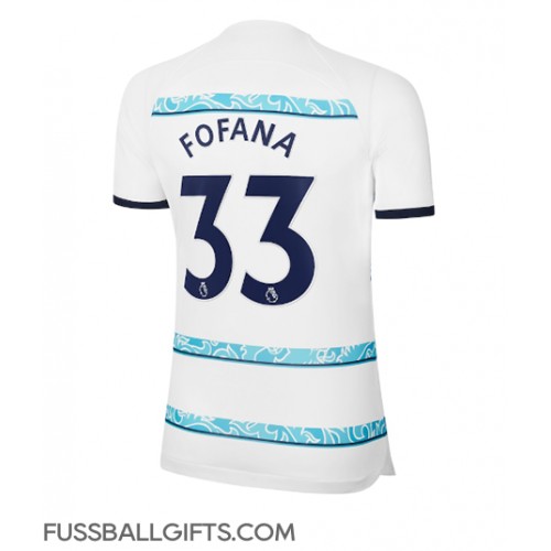 Chelsea Wesley Fofana #33 Fußballbekleidung Auswärtstrikot Damen 2022-23 Kurzarm